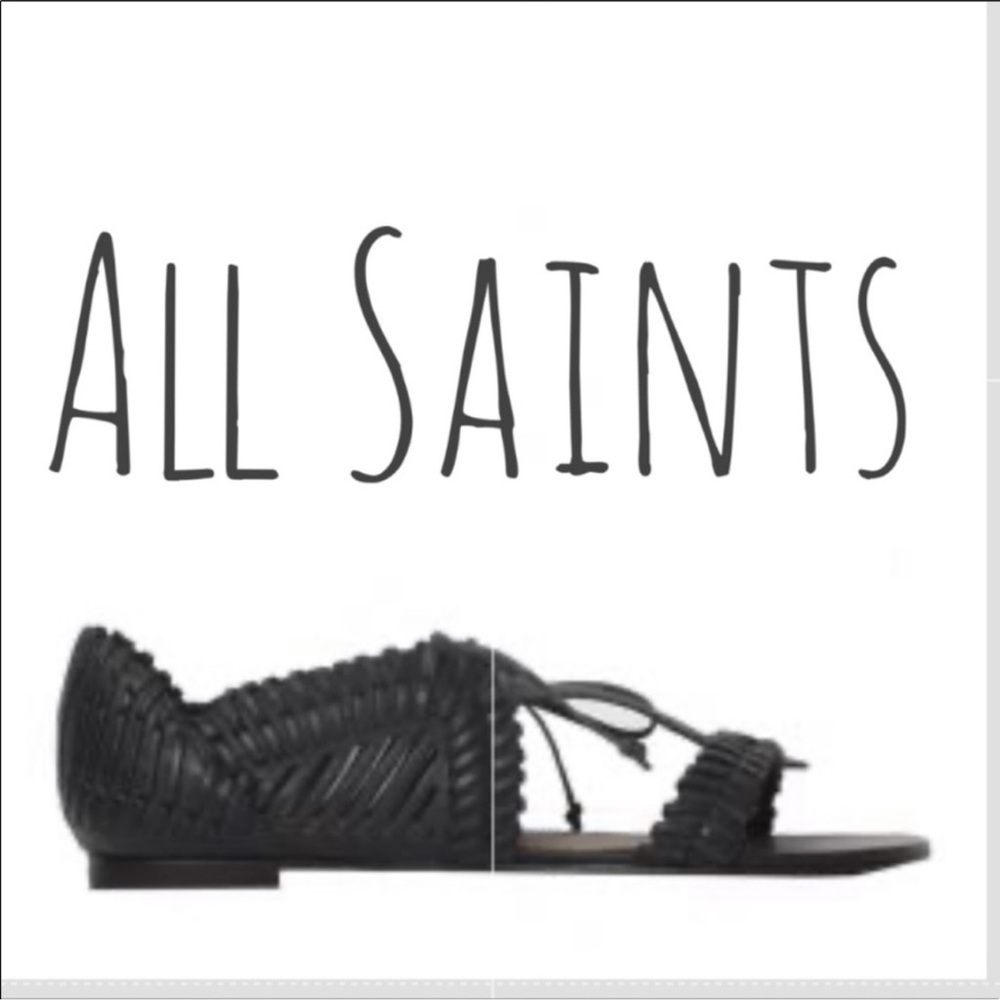 All Saints Black Women's Sandals